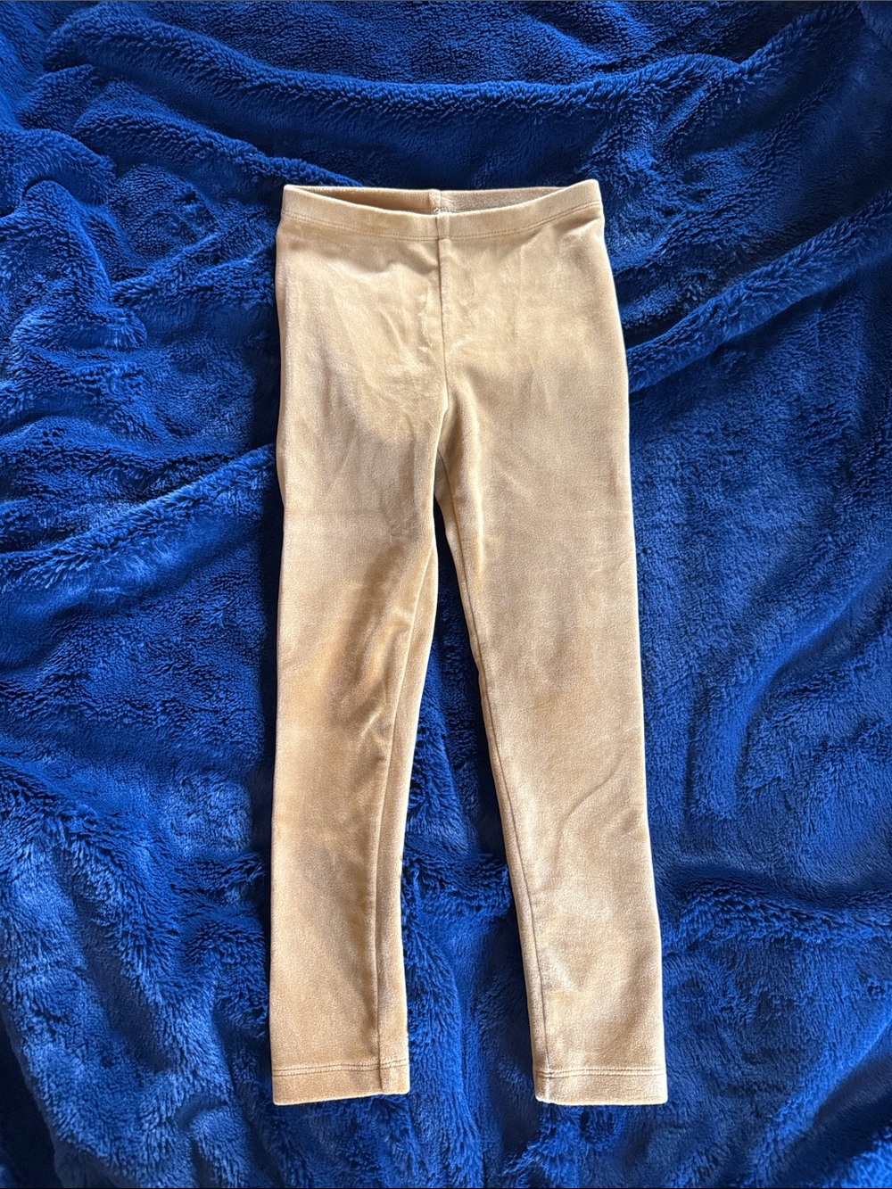 Tea Collection Cream Velvet Kids Leggings